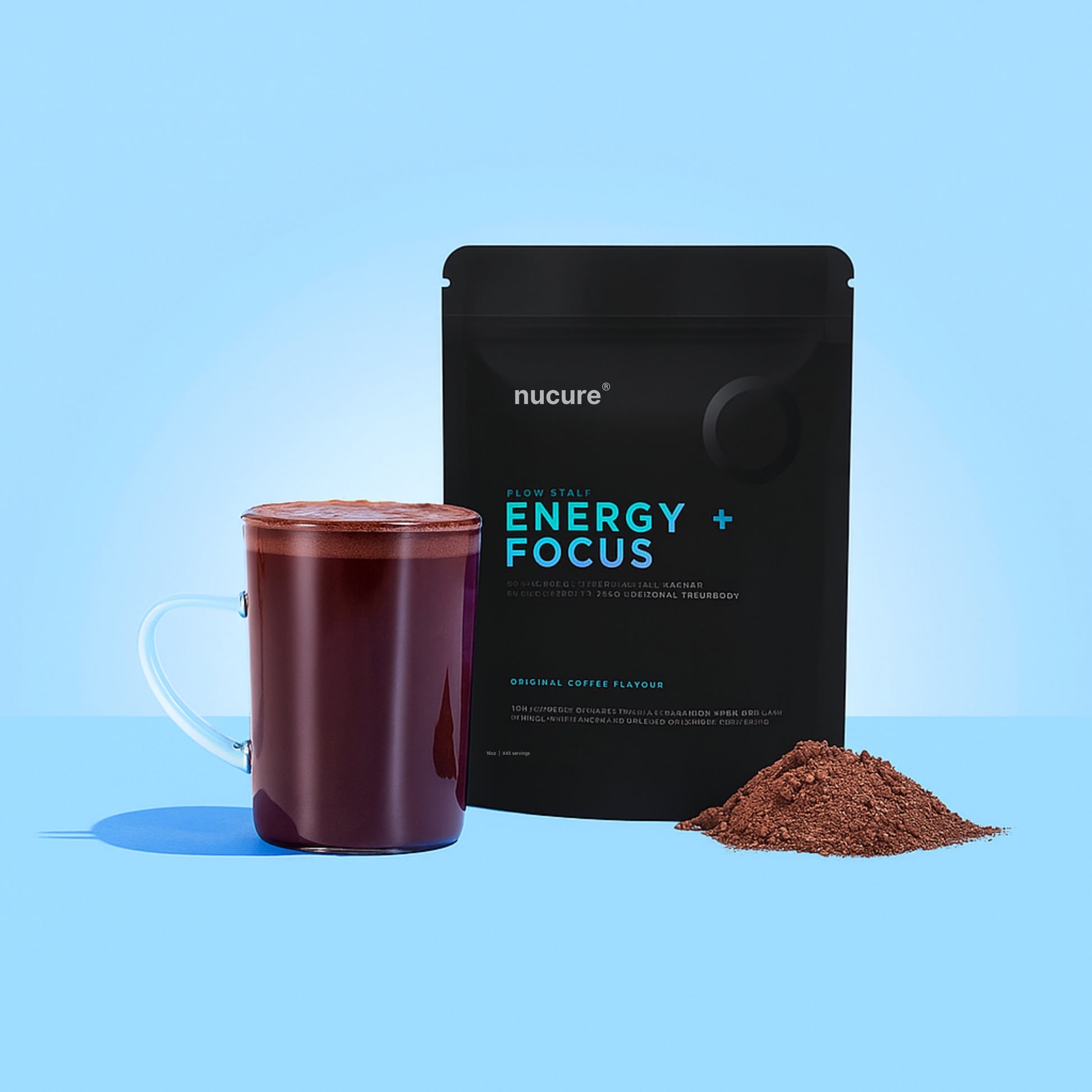 Mushroom Coffee for Focus & Calm Energy – Flow State Coffee by Nucure-450g - thenucure